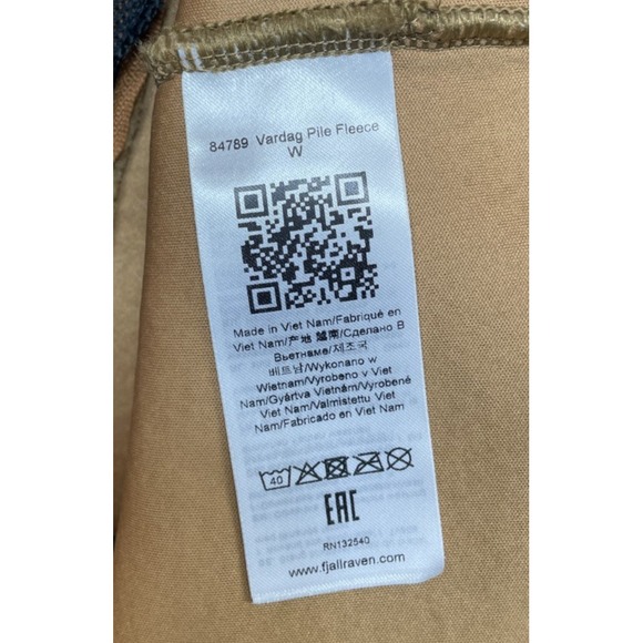 Fjallraven Vardag Pile Fleece Jacket Buckwheat Brown Large - Picture 6 of 16